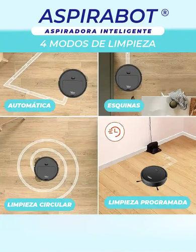 ASPRABOT - Aspiradora Robot Inteligente 3 en 1