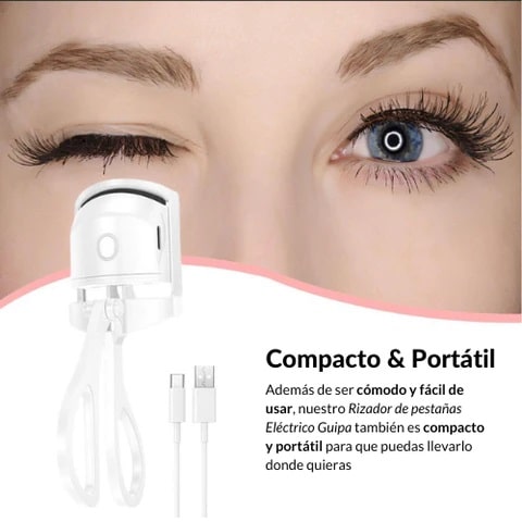 Rizador de Pestañas Eléctrico Recargable